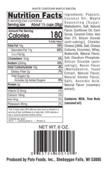 Palo Popcorn Kettle Popped - 6oz 12 Palo Popcorn Kettle Popped - 6oz - Image 10