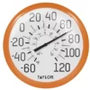 Taylor 13.25" Thermometer -Home Goods Sales Store orange 1 2