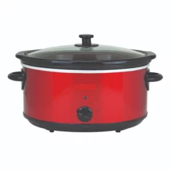 Nesco 6 Qt. Analog Metallic Red Slow Cooker