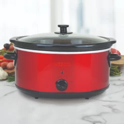 Nesco 6 Qt. Analog Metallic Red Slow Cooker -Home Goods Sales Store sc 6 22 5 10x10