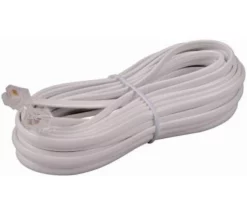 Audiovox 25 Foot Modular Standard Phone Cord -Home Goods Sales Store tp243whr