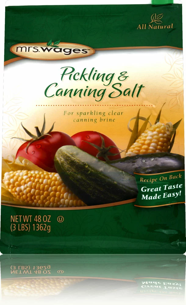 Mrs. Wages Pickling & Canning Salt - 48 oz 3 Mrs. Wages Pickling & Canning Salt - 48 oz
